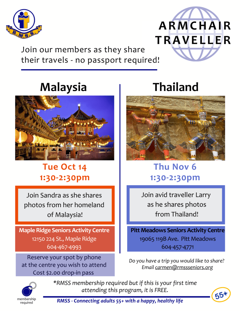 Armchair Traveller -Malaysia_Thailand