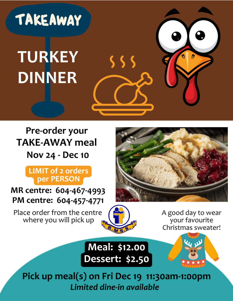 Take-Away Turkey Dinner