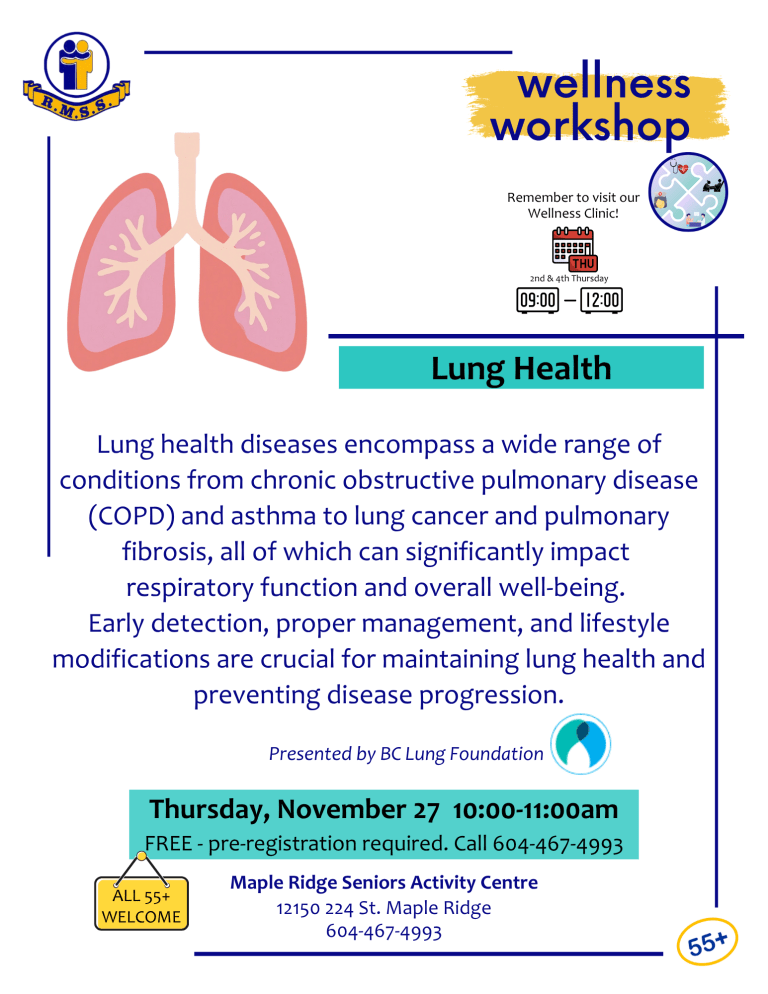 Wellness Workshop - Lung Health