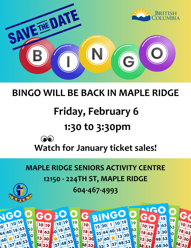 BINGO SAVE THE DATE