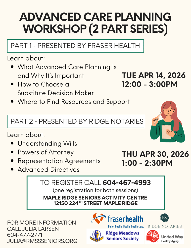 Advanced Care Planning Workshop