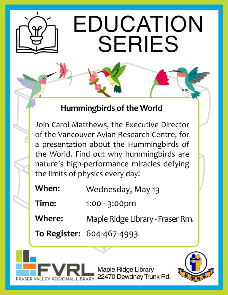 Education Series - Hummingbirds of the world