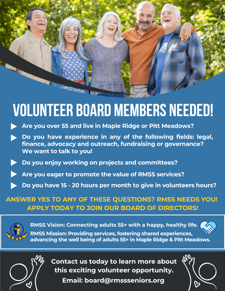Final Volunteer Board Members Needed! GV