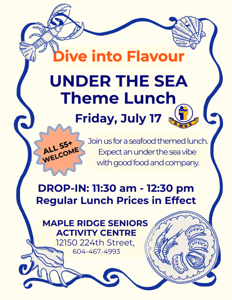 Theme Lunch July & Aug