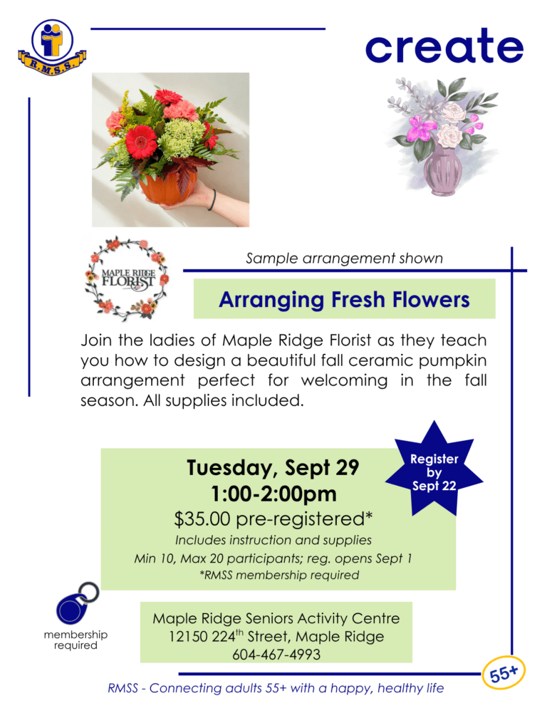Arranging Fresh Flowers September 2026