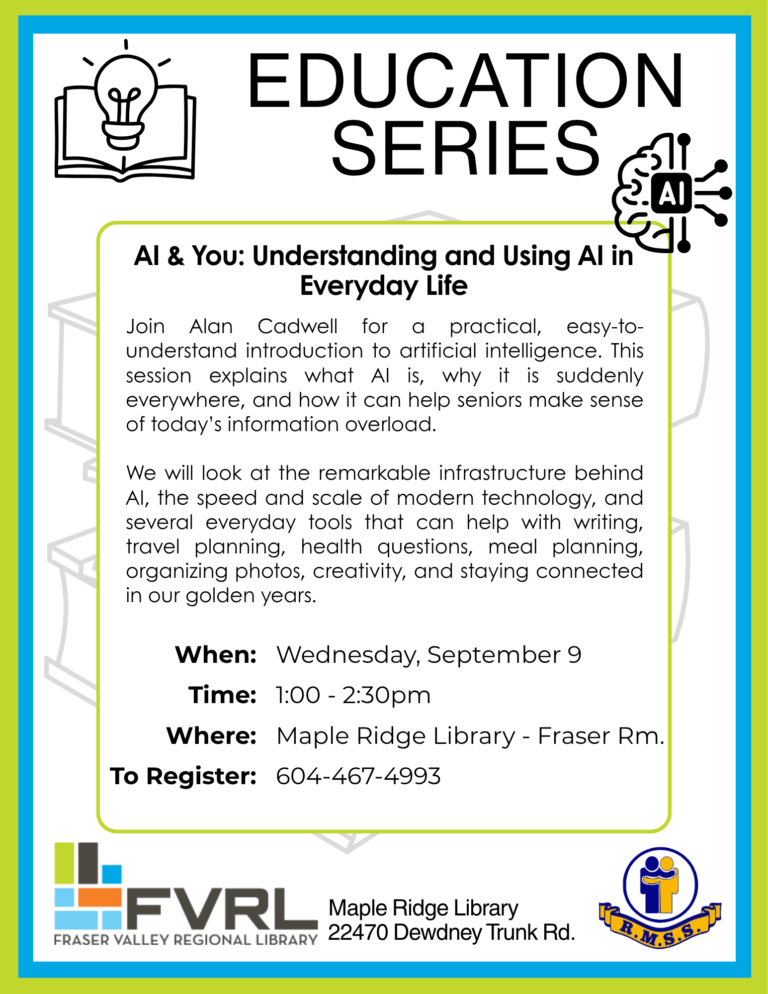 Education Series - AI & You July & Aug