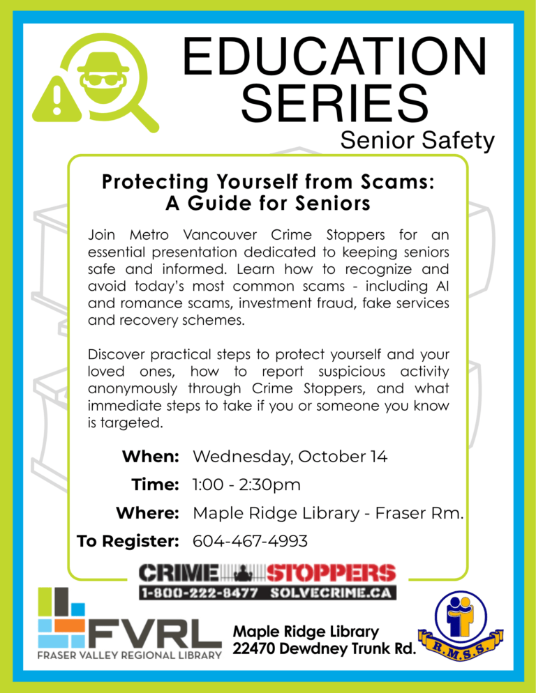Education Series - Crime Stoppers