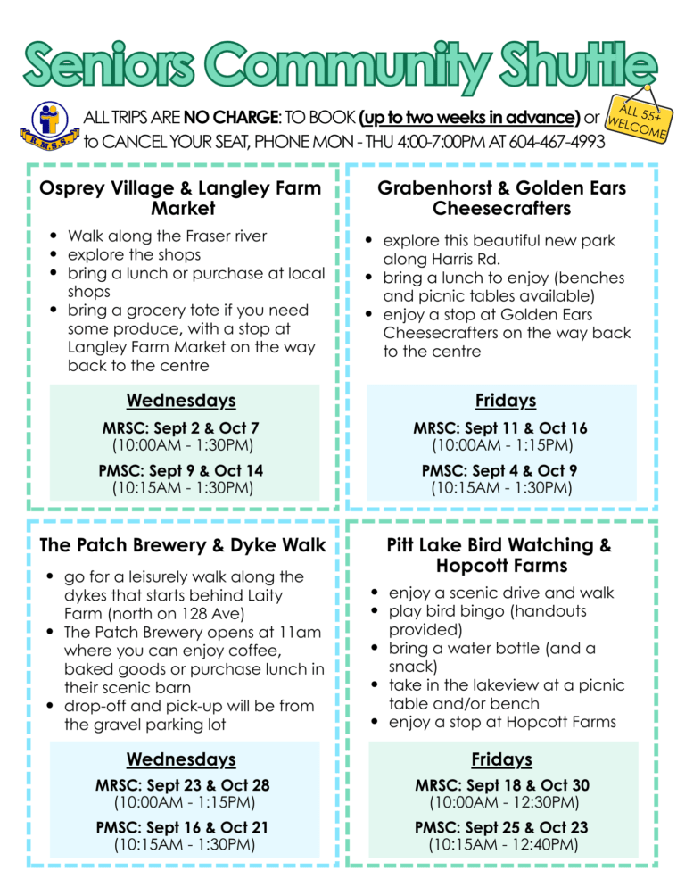 Seniors Community Shuttle Sept & Oct (3)