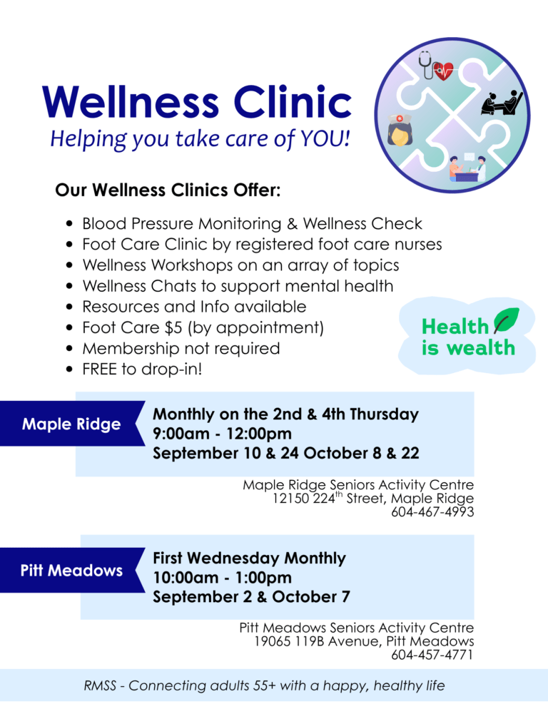 Wellness Clinic - Combined Sept & Oct
